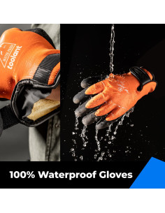 Guantes de Trabajo Toolant Impermeables Talla Pequeña 3 Pares 2