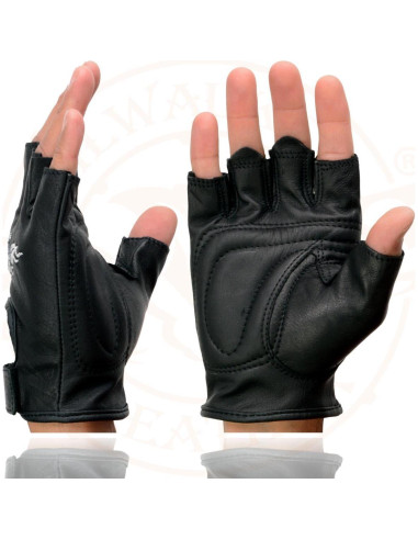Guantes de Motocicleta Milwaukee Leather SH352 Sin Dedos XS