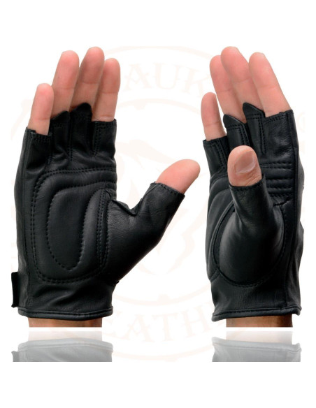 Guantes de Motocicleta Milwaukee Leather SH352 Sin Dedos XS Guantes de Motocicleta Milwaukee Leather SH352 Sin Dedos XS