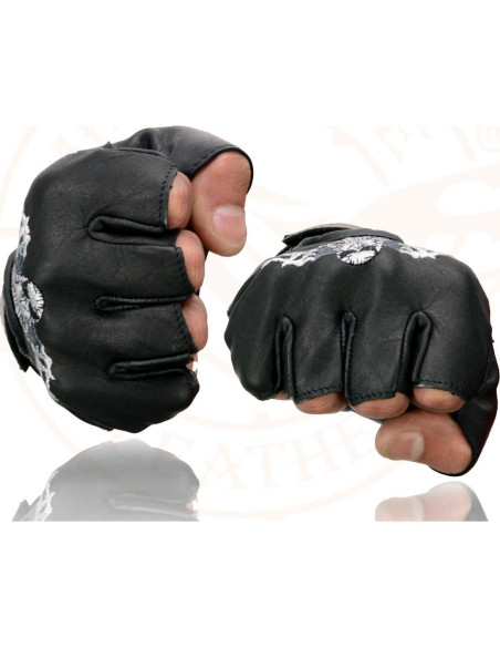 Guantes de Motocicleta Milwaukee Leather SH352 Sin Dedos XS Guantes de Motocicleta Milwaukee Leather SH352 Sin Dedos XS