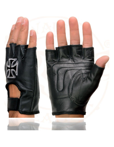 Guantes de Cuero sin Dedos Milwaukee SH354 para Hombre
