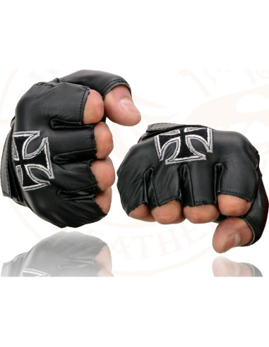 Guantes de Cuero sin Dedos Milwaukee SH354 para Hombre