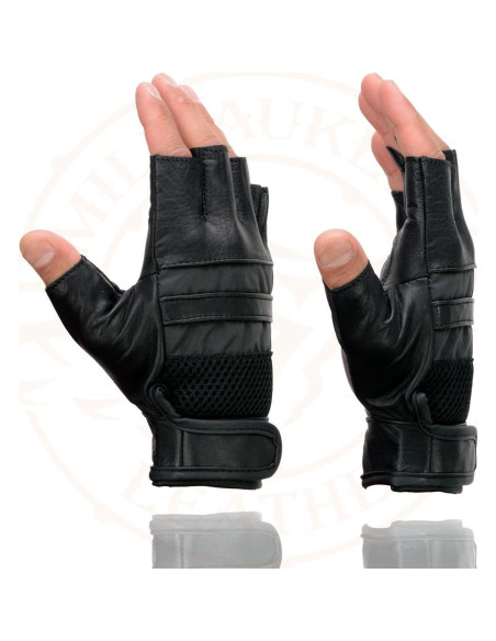 Guantes sin Dedos Milwaukee Leather 5X-Large con Gel