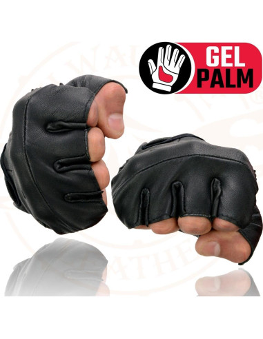 Guantes sin Dedos Milwaukee Leather SH355 para Motocicleta 3XL