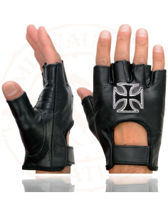 Guantes de Motocicleta sin Dedos Milwaukee Leather - Grande 2