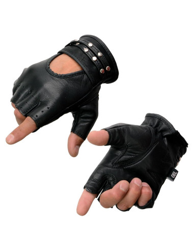 Guantes de Motocicleta Milwaukee Leather SH461 Mujer - Sin Dedos