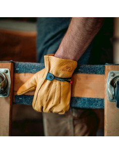 Guantes de Cuero Wells Lamont 1132S Pequeños Ajustables 2