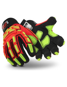 Guantes de Trabajo HexArmor GGT5 Extra Grande Alta Visibilidad