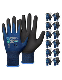 Guantes de Trabajo KAYGO KG18NB Nitrilo MicroFoam 12 Pares