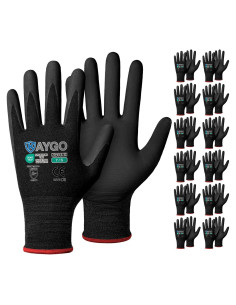 Guantes de Trabajo KAYGO Safety MicroFoam Nitrilo 12 Pares