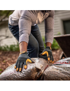 Guantes de trabajo Wells Lamont 3242M cuero resistente al agua 2