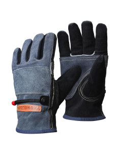 Guantes de Trabajo de Cuero Yeswelder Medianos Reforzados