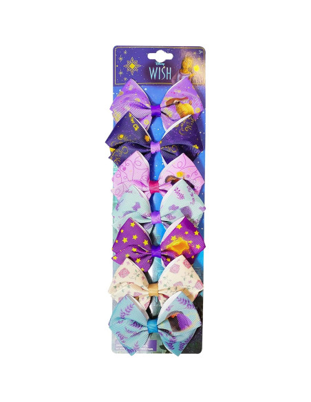 Lazos para el cabello Disney Wish - Set de 7 lazos 10 cm