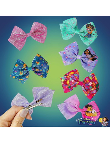 Paquete de Clips de Moño Disney Encanto - 7 Piezas 10 cm