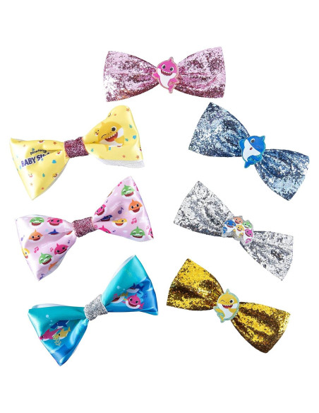 Lazos para el cabello Luv Her Baby Shark - Set 7 piezas