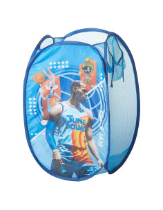 Cesta Plegable Space Jam Idea Nuova 80L para Ropa y Juguetes