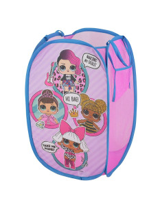 Cesta Plegable Idea Nuova LOL Surprise Rosa 55x34x34 cm