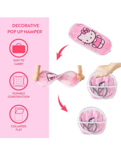 Cesta Plegable Hello Kitty Idea Nuova 54.6L con Asas 2