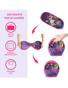 Cesta Plegable Idea Nuova Encanto 21.5L para Juguetes 2