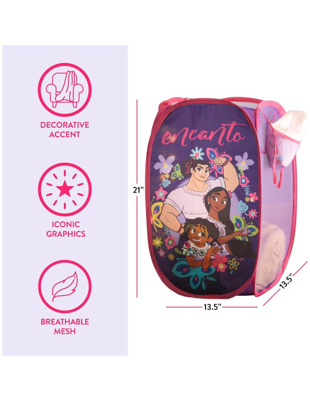 Cesta Plegable Idea Nuova Encanto 21.5L para Juguetes