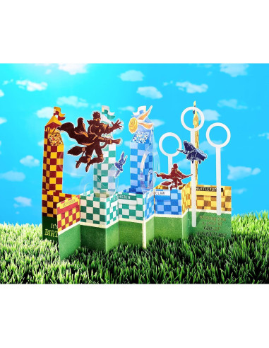 Tarjeta Pop Up Cumpleaños Harry Potter Quidditch 13.65x20.96cm