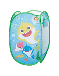 Cesta de Almacenamiento Plegable Idea Nuova Baby Shark 55x34x34 cm