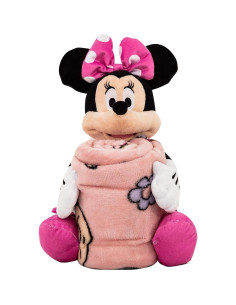 Conjunto Almohada Character Hugger y Manta Minnie Mouse 2