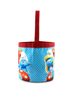 Cesta de Pascua Pitufos | Bolsa de Almacenamiento 20cm 2