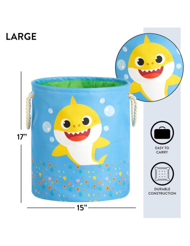 Cestas de Almacenamiento Baby Shark - Juego de 3 Piezas