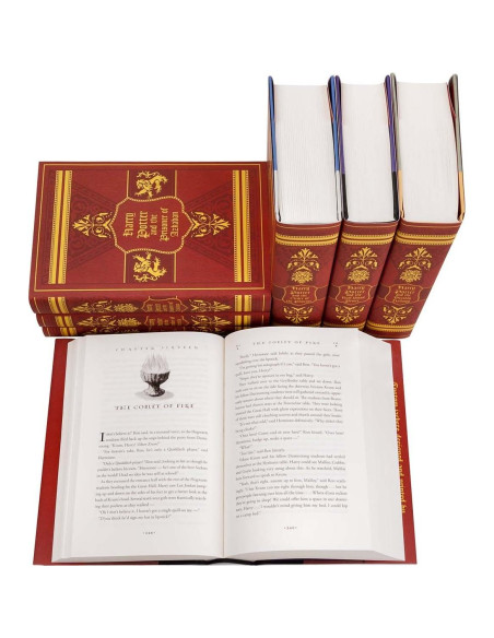 Conjunto de Libros Juniper Harry Potter Gryffindor 7 Volúmenes