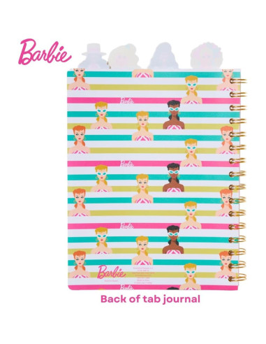 Cuaderno de Pestañas Barbie Diseños Innovadores 96 Páginas