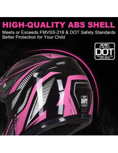 Casco de Motocross ILM B07 para Niños + Gafas y Guantes 2