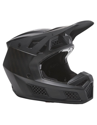 Casco de Motocross Fox Racing V3 RS, Negro Carbón, Pequeño