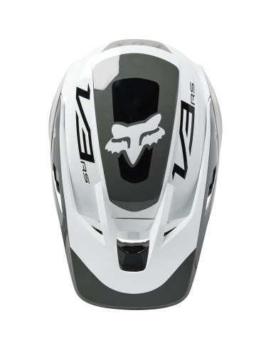 Casco de Motocross Fox Racing V3 RS MIPS Negro/Blanco Pequeño