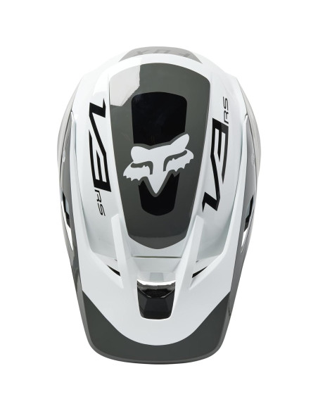 Casco de Motocross Fox Racing V3 RS MIPS Negro/Blanco Pequeño