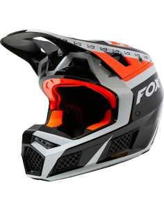 Casco de Motocross Fox Racing V3 RS DVIDE Negro Pequeño 2