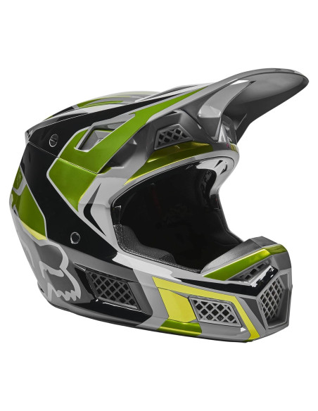 Casco de Motocross Fox Racing V3 RS MIPS Amarillo Pequeño