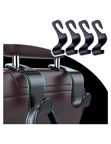 Ganchos de Reposacabezas NHHC para Coche - 4 Pcs Multiusos