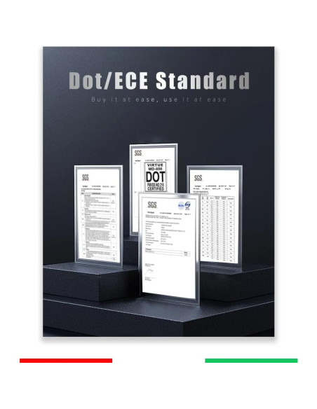 Casco de Moto Modular Horudot 808 Bluetooth Doble Visera Negro