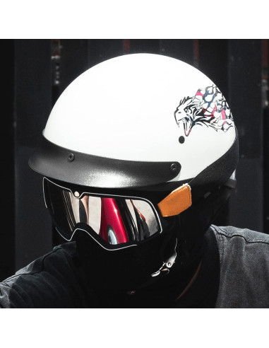 Casco Abierto ILM 210V para Motocicleta Águila X-Large