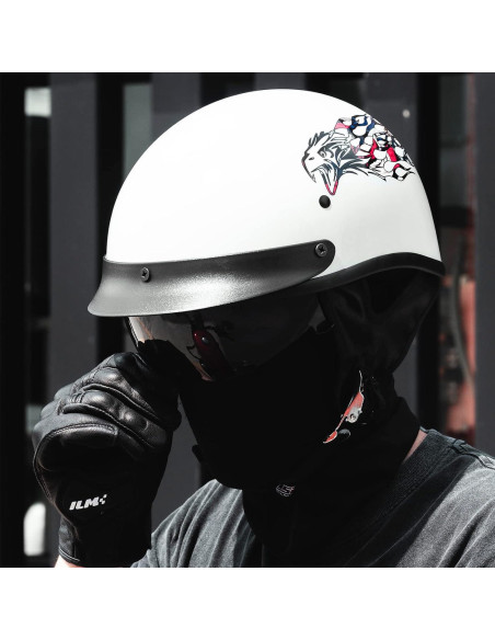 Casco Abierto ILM 210V para Motocicleta Águila X-Large