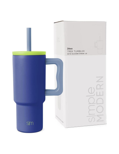 Taza Trek Simple Modern 24 oz con Asa y Tapa Silicona