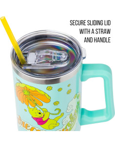Vaso Acero Inoxidable Silver Buffalo Winnie Pooh 1.18L 2