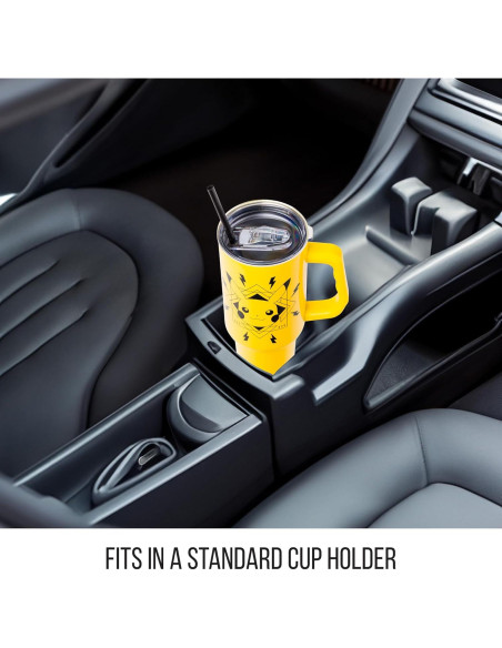 Vaso Acero Inoxidable Silver Buffalo Pikachu 1.18 L con Asa