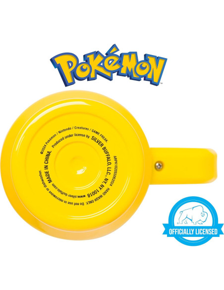 Vaso Acero Inoxidable Silver Buffalo Pikachu 1.18 L con Asa