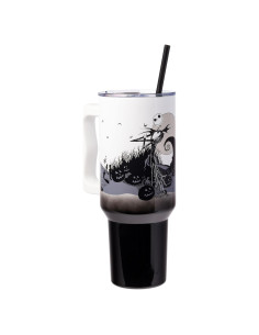 Vaso de Acero Inoxidable Silver Buffalo 1,18L Jack Skellington