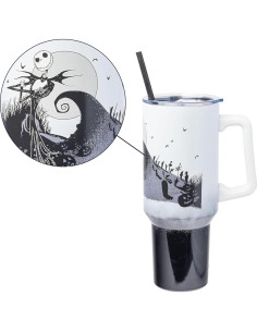 Vaso de Acero Inoxidable Silver Buffalo 1,18L Jack Skellington 2