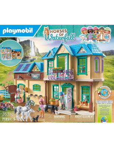 Set Caballos de Playmobil Rancho de la Cascada 264 Piezas 2