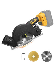 Sierra Circular Mini Inalámbrica HLiePiHa 20V 4" 12000RPM