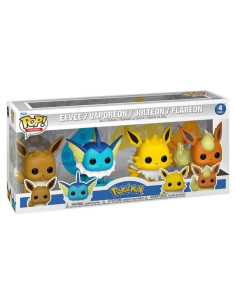 Funko Pop! Pokemon - Paquete 4 Piezas Eevee y Evoluciones